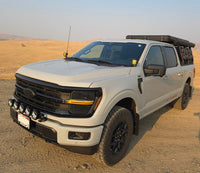 Thumbnail for Rally Armor 21-24 Ford F-150 (Excl. Raptor) Black UR Mud Flap w/Metallic Black Logo
