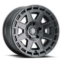 Thumbnail for ICON Compass 17x8.5 6x5.5 0mm Offset 4.75in BS Satin Black Wheel