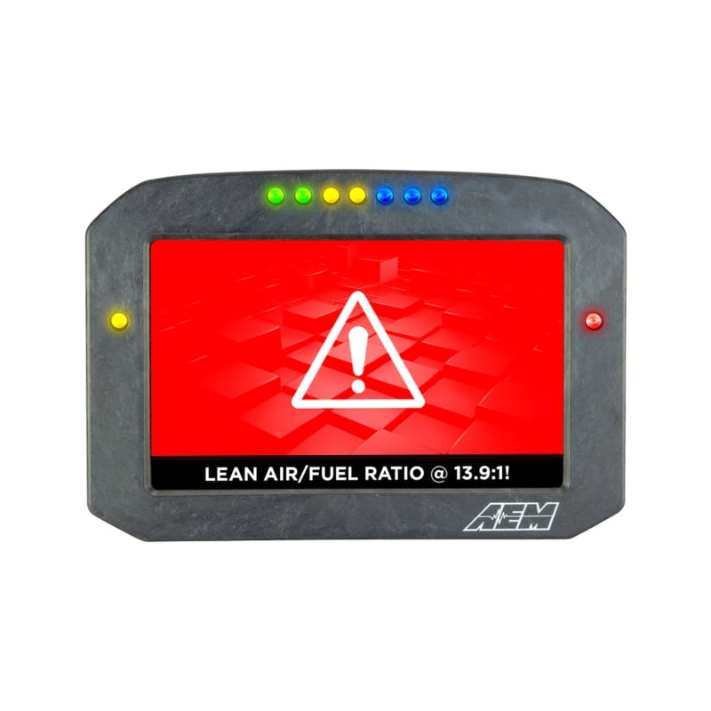 AEM CD-7G Carbon Flush Digital Dash Display w/ Internal 20Hz GPS & Antenna