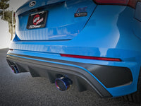 Thumbnail for aFe Takeda 3in 304 SS Axle-Back Exhaust System w/ Blue Flame Tip 16-18 Ford Focus RS 2.3L (t)