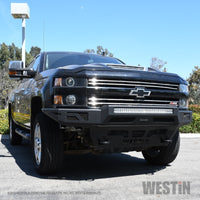 Thumbnail for Westin 15-19 Chevrolet Silverado 2500/3500 Pro-Mod Front Bumper - Textured Black