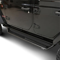 Thumbnail for Westin 18-26 Jeep Wrangler 4dr Outlaw Drop Running Boards - Tex. Blk