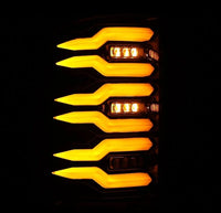Thumbnail for AlphaRex 07-13 GMC Sierra 1500/2500HD/3500HD Luxx Series LED Tail Lights - Alpha Black