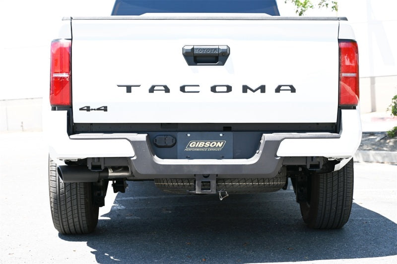 Gibson 24-25 Toyota Tacoma 2.4L Double Cab Black Elite Cat-Back Single Exhaust
