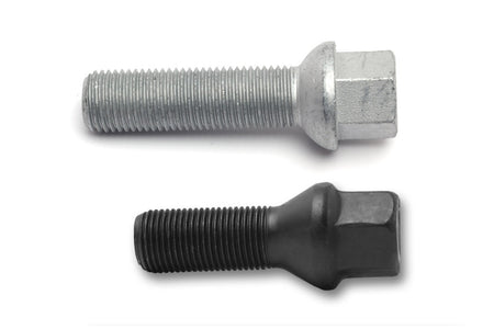 H&R Wheel Bolts 14 X 1.5 / Length 47mm / Mercedes Ball / Head 17mm - Black - Set of 10