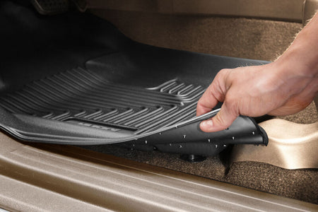 Husky Liners 14-20 Nissan Rogue / 14-15 Nissan X-Trail 2nd Row Floor Liner - Black