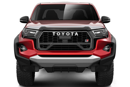 Husky Liners 20-26 Toyota Hilux Aeroskin Hood Protector - Chrome