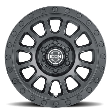 ICON Hulse 18x9 8x6.5 12mm Offset 5.5in BS Double Black