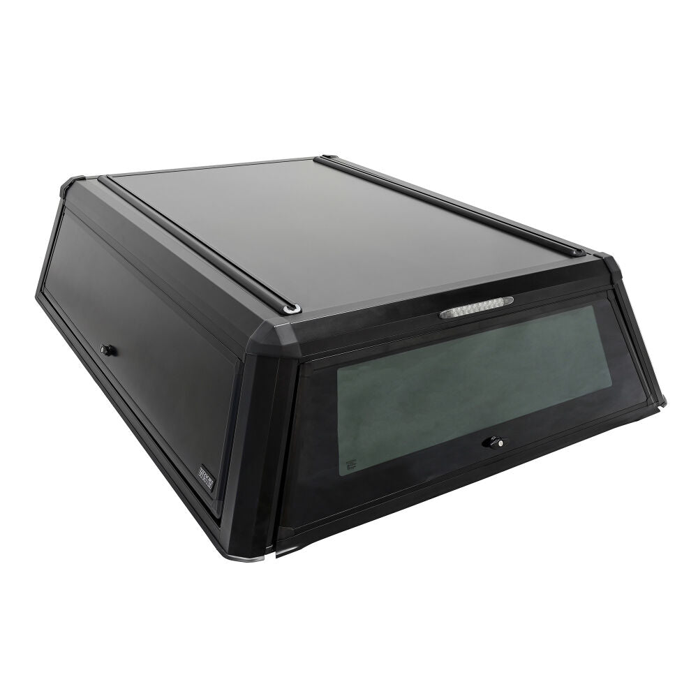 Westin 20-25 RAM 2500/3500 Crew Cab 6.4ft. Bed EXP Truck Cap - Black - BOX 1 (BOX 2 IS REQUIRED 16-14765BS)