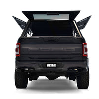 Thumbnail for Westin 21-23 Ford F-150 5.5ft Bed Crew Cab EXP Truck Cap - Black - BOX 1 (BOX 2 IS REQUIRED 16-14060BS)