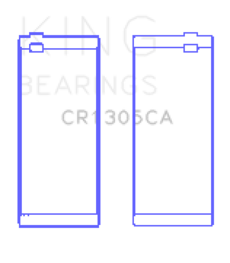 King Engine Bearings Cummins 4Bta/4Btaa/6Bt/6Bta (Size +0.75mm) Connecting Rod Bearing Set