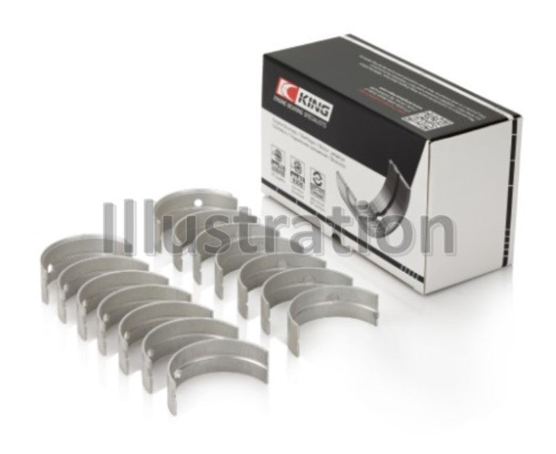 King Engine Bearings Mercedes Benz M103 / M104 / OM603 Bi-Metal Aluminum Main Bearing Set