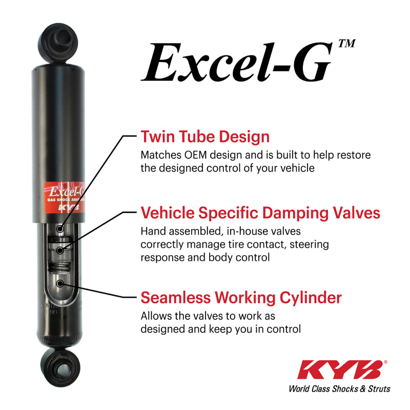 KYB 21-23 Buick Envision / 19-23 Cadillac XT4 (Exc. Elect. Susp.) Excel-G Gas Shock - Rear