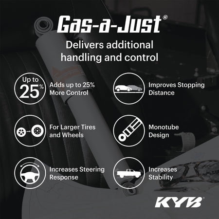 KYB Shocks & Struts Gas-A-Just Front & Rear CHEVROLET W Series (Isuzu) 1986-92 GMC W Series (Isuzu)