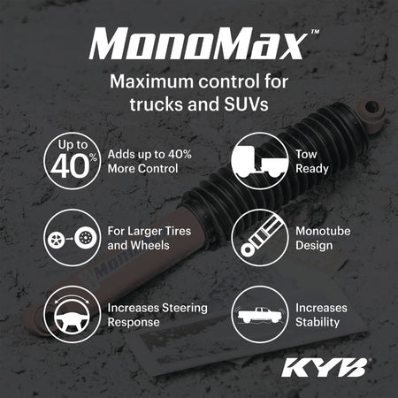 KYB Shocks & Struts MonoMax Front JEEP Cherokee 1984-01 JEEP Comanche 1986-92 JEEP Grand Cherokee 19