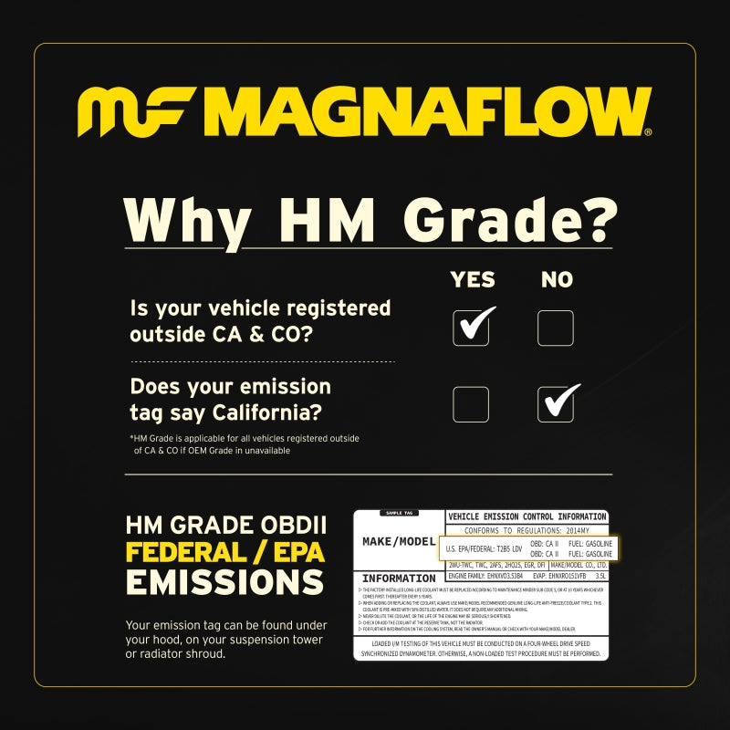 MagnaFlow Conv DF 2000 Volvo S70 2.4L