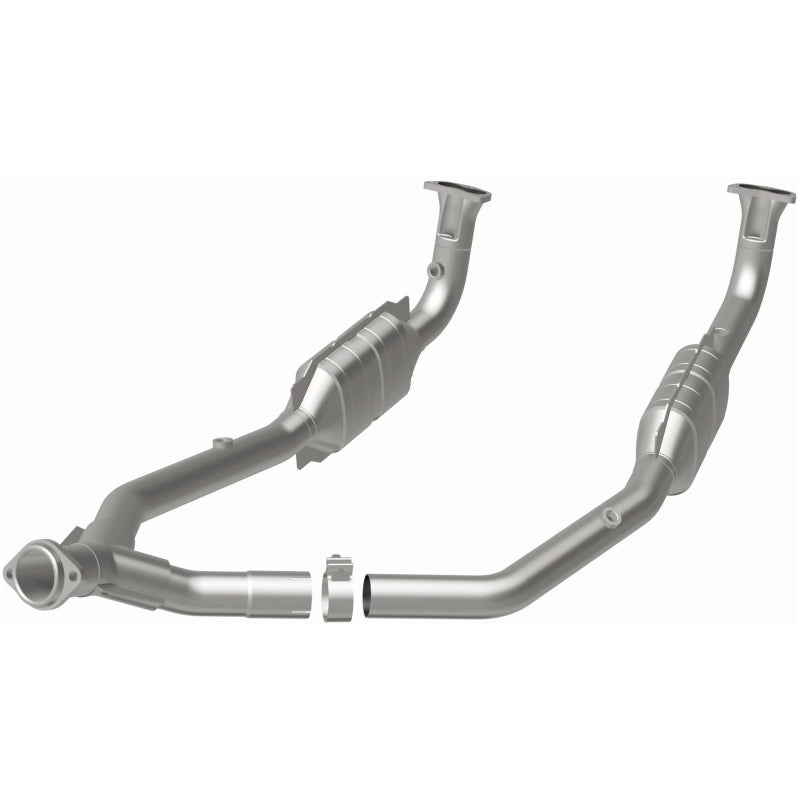 MagnaFlow Direct Fit Catalytic Converter OEM 2003 Land Rover Discovery Underbody