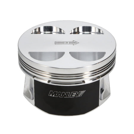 Manley Nissan GT-R 3.8L VR38DETT 99mm Bore 9.8:1 CR -2cc Dish Extreme Duty Piston Set w/ Rings