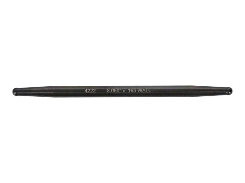 Manley Push Rod - 7/16 Dia. - 8.280 Length - 0.165 Wall - 4130 Chrome Moly - Swedged End - Set of 8