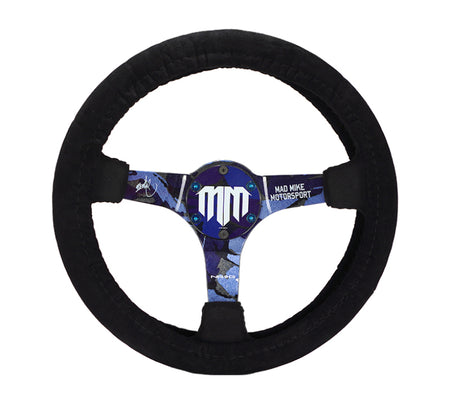 NRG Steering Wheel Cover - Black Stretch Micro Fiber w/ NRG Tag