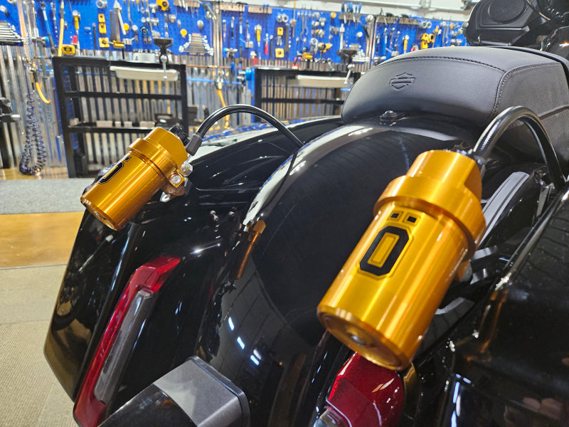 Ohlins 14-24  Harley FL Touring STX 36 Twin Blackline 13inShocks - Heavy Duty Springs