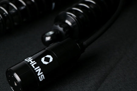 Ohlins 14-26 Harley FL Touring STX 36 Twin Blackline 12in Blk Reservoir Shocks - Standard Springs