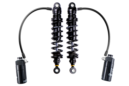 Ohlins 14-26 Harley FL Touring STX 36 Twin Blackline 13in Blk Reservoir Shocks - Standard Springs