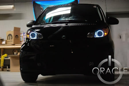 Oracle 08-13 Smart ForTwo LED Headlight Halo Kit - Blue