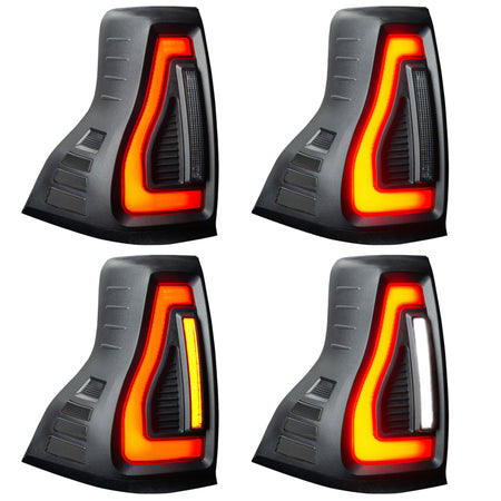 Oracle 10-23 Lexus GX460 and Toyota Prado Flush Lensless LED Tail Lights - Black Series
