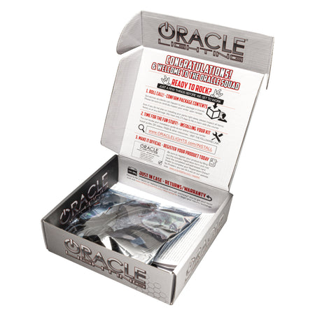 Oracle 13-14 Ford Mustang LED Projector Headlight Halo Kit - Blue