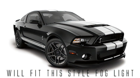 Oracle 13-14 Ford Mustang Shelby/Roush/GT500 LED Fog Light Halo Kit - Amber