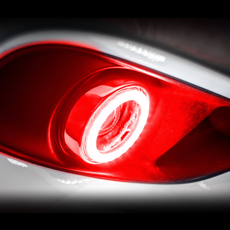 Oracle 14-15 Chevrolet Camaro Surface Mount LED Projector Fog Light Halo Kit - Red