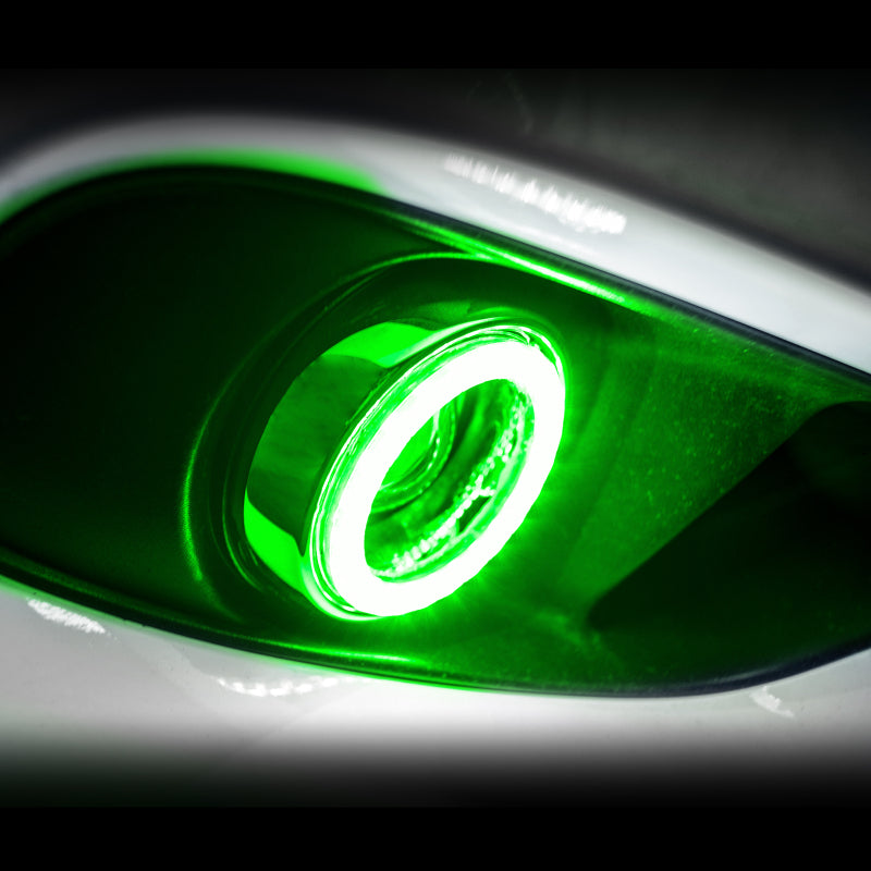 Oracle 14-16 Chevrolet Sonic Surface Mount LED Fog Light Halo Kit - Green