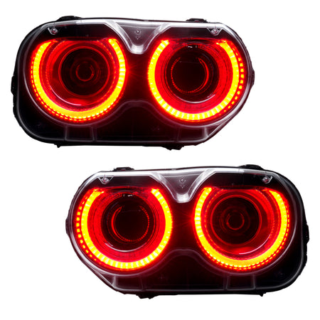 Oracle 15-23 Dodge Challenger LED Headlight Halo Kit - Red
