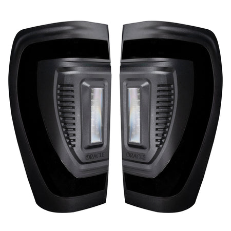 Oracle 19-23 GMC Sierra Black Series Flush Style LED Tail Lights - Factory Halogen