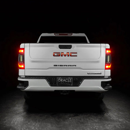 Oracle 19-23 GMC Sierra Black Series Flush Style LED Tail Lights - Factory Halogen