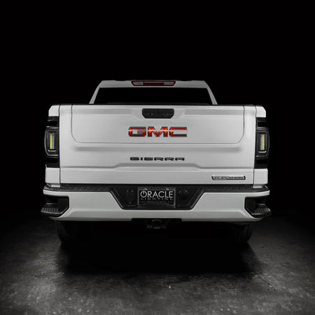 Oracle 19-23 GMC Sierra Black Series Flush Style LED Tail Lights - Factory Halogen