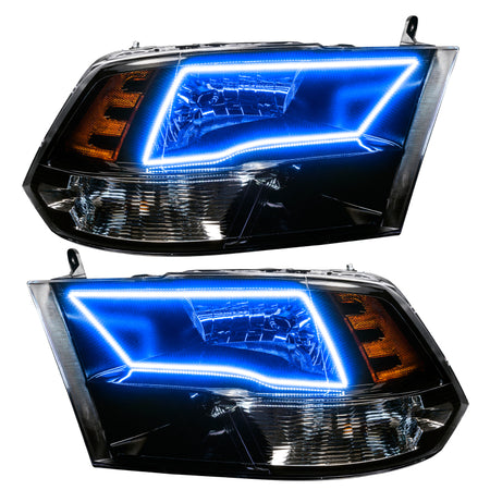 Oracle Lighting 09-18 RAM 1500 Sport Halo Headlights - Blk Housing w/No Controller