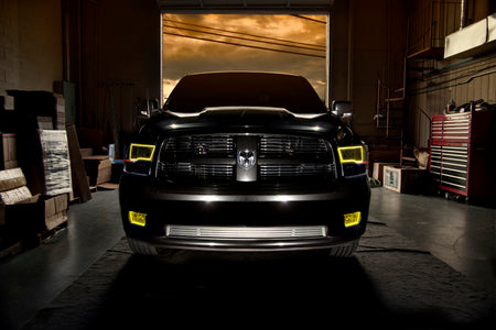 Oracle Lighting 09-18 RAM 1500 Sport Halo Headlights - Blk Housing w/No Controller