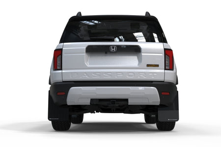 Rally Armor 2026 Honda Passport Black UR Mudflap - Metallic Black Logo