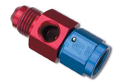 Russell Performance 1in-20 x 8 AN Male Flare Adapter (66-89 Edelbrock Q-Jets/75-89 Stock Q-Jets)