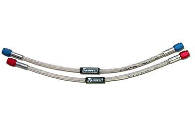 Russell Performance -4 AN to -3 AN 18in Pre-Made Nitrous and Fuel Line