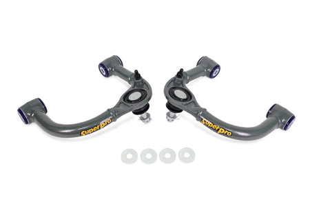 Superpro 03-09 Lexus GX470 / Toyota 4Runner Sport 4WD Front Upper Fixed Offset Control Arm Set