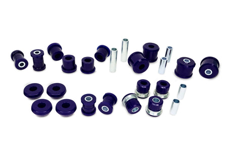 SuperPro 90-97 Mitsubishi Montero LS Control Arm & Trailing Arm Bushing Kit - (60mm Trailing Arm)