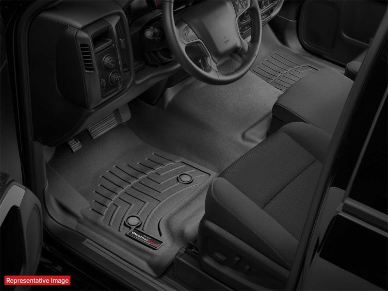 WeatherTech 2018+ Jaguar E-Pace Front FloorLiner - Black