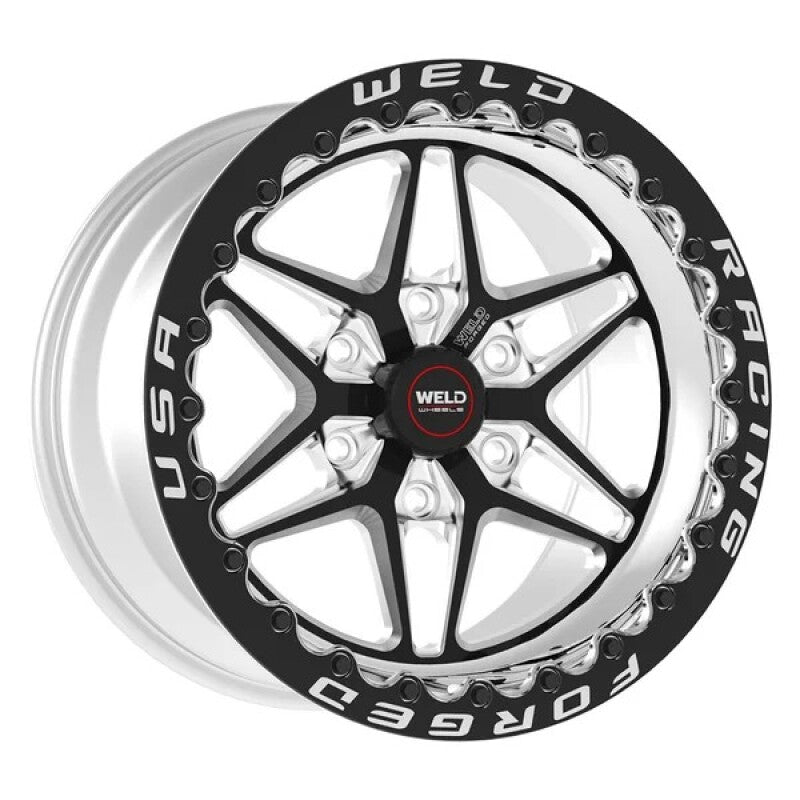 Weld S81 17x10 / 5x4.5 BP / 8.0in. BS (64mm Offset) Black Wheel 3.18 ID (LowPad)