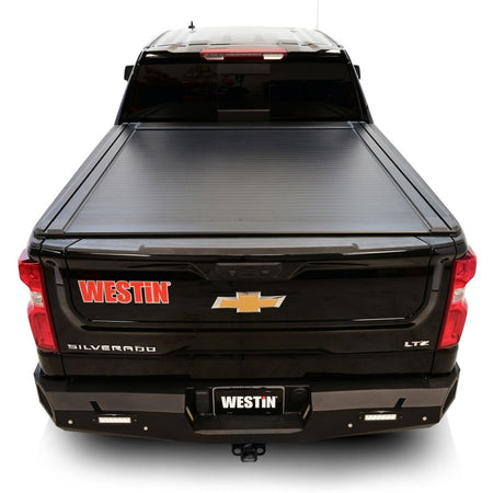 Westin 19-26 Chev/GMC Silverado/Sierra 1500 5ft 8in Bed Electric Retractable Tonneau Cover - Black
