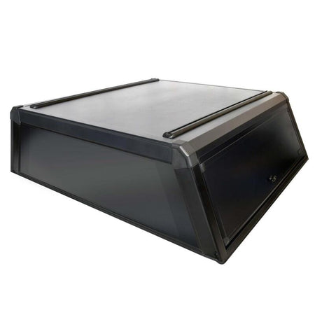 Westin EXP Truck Cap COMPLETE KIT A + BS (21-25 Ford F-150/Lightning/Raptor CC 5.5ft. Bed) - Black