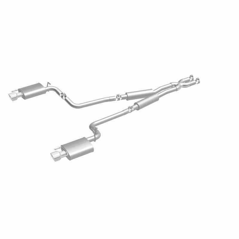 MagnaFlow 10-12 Cadillac CTS V6 3.0L (Exc AWD) Dual Split Rear Exit Stainless Cat Back Perf Exhaust
