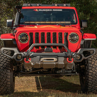 Thumbnail for Rugged Ridge Venator Front Bumper Overrider 18-19 JL